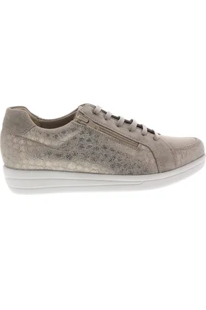 Xsensible Dames Veterschoenen Alia Taupe