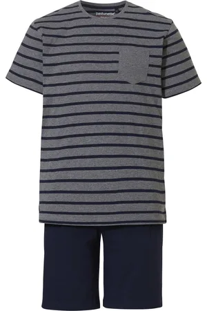 Pastunette Korte Pyjama Heren 3399-603-3 920 dark grey L