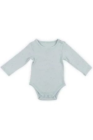 Jollein Romper lange mouw Mini dots stone green