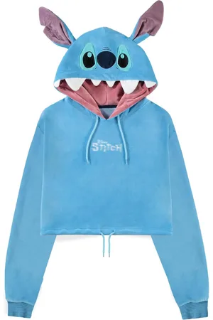 Difuzed Disney Lilo & Stitch - Stitch - Novelty Cropped Kinder hoodie/trui - L