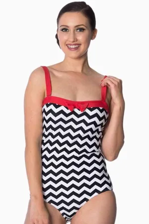 Banned Retro BLACK COFFEE Badpak - XL - /Rood