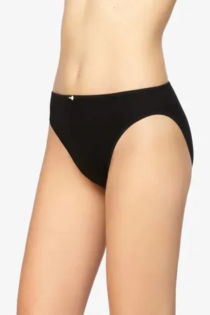 AVET 3367 dames bikini slip - Elastisch katoen dames onderbroek- Mini slip wit en - L