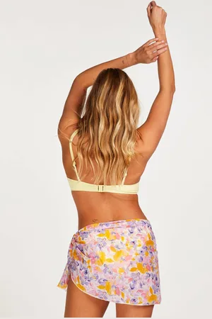 Hunkemöller Pareo Palma - - blauw - geel