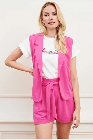 lofty manner Gilet Gilet Virginia Pd42 1 Pink Dames