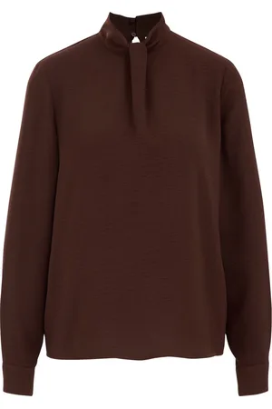 WE Fashion Dames blouse met plooidetail