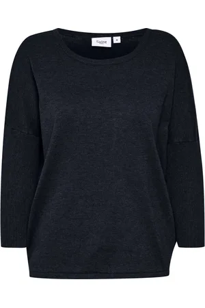 Saint Tropez MilaSZ R-Neck Pullover Dames Trui