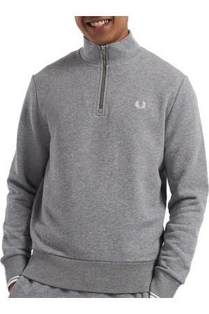 Fred Perry Half Zip Trui Melange