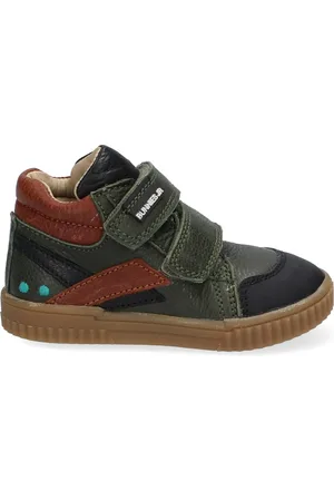 Bunnies JR 221662-569 Jongens Hoge Sneakers - - Leer - Klittenband