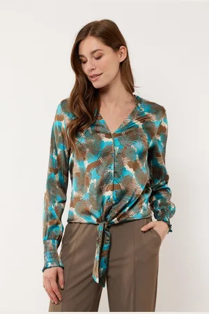 g-maxx Monica Blouse 24VZG39 Bermudablauw