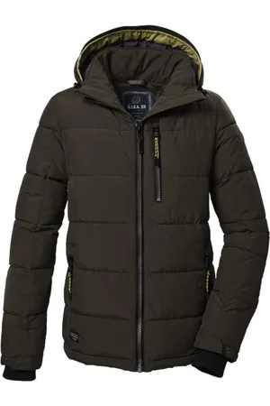 Killtec Giga by Winterjas Jas 41870 bruin/olive padded winterjas XXL