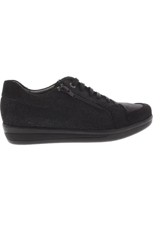 Xsensible Dames Veterschoenen Alia Black