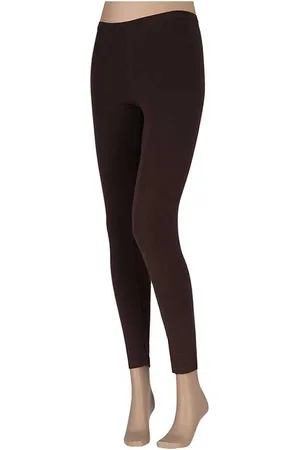 Apollo Legging Dames Katoen - Black - L/XL - Legging dames - Legging dames volwassenen - Legging katoen - Gekleurde legging