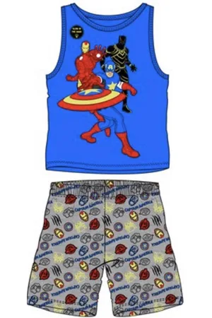 Marvel Avengers pyjama - - grijs - Glow in the dark - maat 104 / 4 jaar