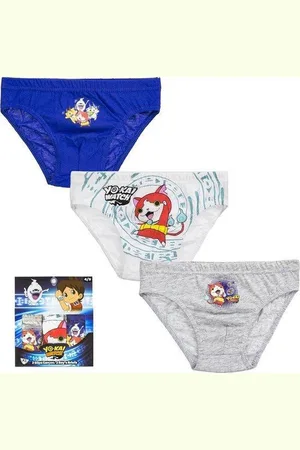 Merkloos Yo-kai Watch – 3 x onderbroek maat 116/128 - 6/8 jaar