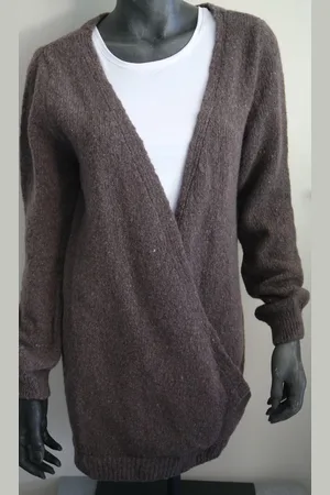Merkloos Rue Honoré Wrap Pullover/ Trui - Taupe