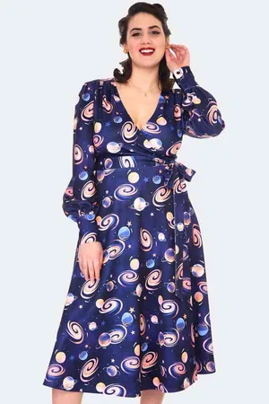 Voodoo Vixen Space Chic Wikkeljurk - S