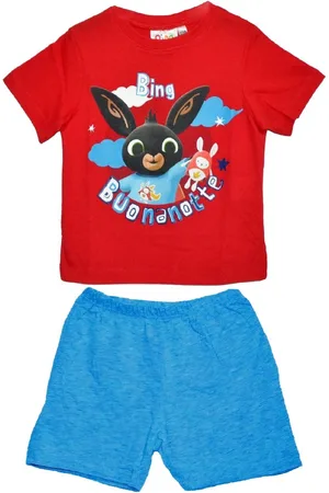 Bunny BING shortama - met blauw - pyjama - maat 110/116