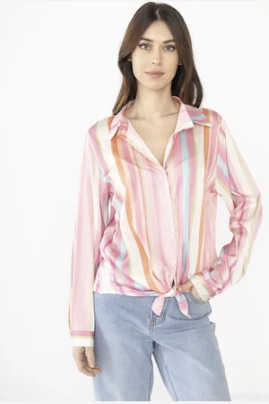 Merkloos Blouse, gestreept, , one size