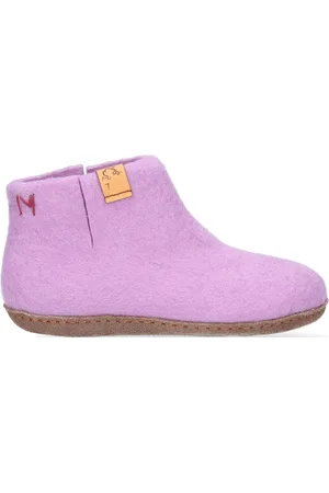 Tofvel Luna Kids Wolvilt Sloffen Lilac