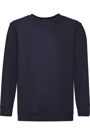Fruit Of The Loom Childrens Unisex Set In Sleeve Sweatshirt