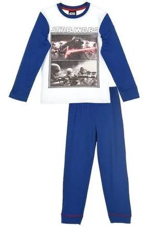 Merkloos Star Wars pyjama blauw