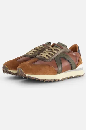 Ambitious Rhome Sneakers cognac Leer