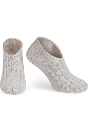 Knit Factory Miles Slofsokken - Sokken voor Dames en Heren - Gebreide sloffen - Huissokken -