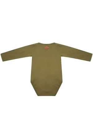 Little Indians Romper Olive - Rompertje - - Baby - Unisex