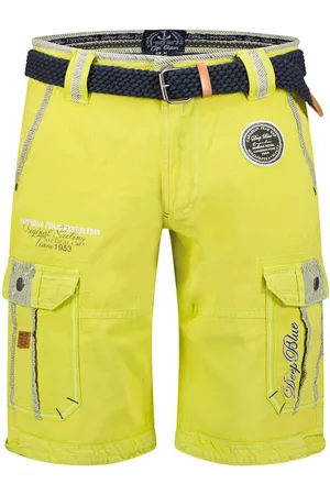 Canadian Peak Heren Bermuda Met Riem Pailletteak Citron - L