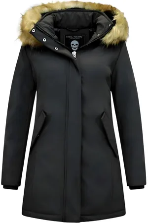 Matogla Winterjas Dames Bontkraag - Dames Winterjas Parka - Dames Winterjas Lang - Slim Fit