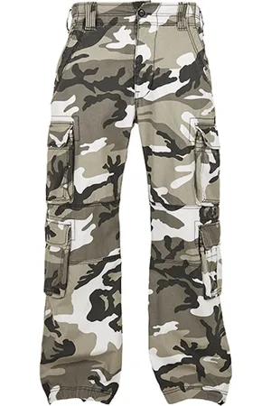 Build Your Brand Pure Vintage Trousers Cargobroek met zijzakken Urban Camo - 4XL