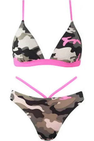 Merkloos 2-delig Dames Sexy Camouflage Bikini set-high waist-hoge taille bandjes-Verstelbare-sexy feel comfortabele-valentijn cadeautje voor haar-valentijnsdag cadeau- , S-valt klein