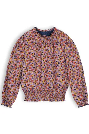 NoNo Meisjes blouse - Taya - Sunset roze
