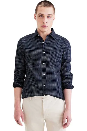 Dockers Slim Icon Overhemd Met Lange Mouwen Blauw M Man