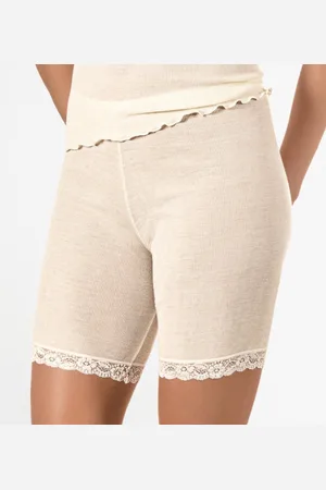 Nina Von C. Dames Merino Wollen boxershort - Radler - Warme dames onderbroek lange pijpjes - 36