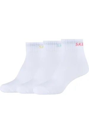 Skechers 3PPK Wm Mesh Ventilation Quarter Socks SK42022-1000, voor meisje, , Sokken, maat: 39-42