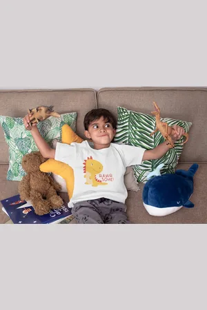 B and C Kinder T-shirt Rawrsome, maat 5-6 jaar