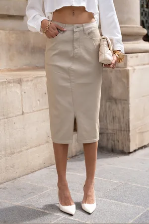 Merkloos Rok - skirt - lente/zomer collecatie 2024 - katoen - nieuwe collectie