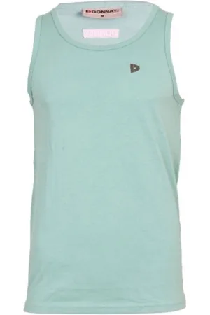 Donnay Muscle shirt (James) - Tanktop - Heren - Sage Green (099) - maat XL