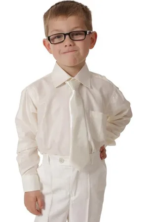 S.Y.W Kinderoverhemd lange mouw -122/128