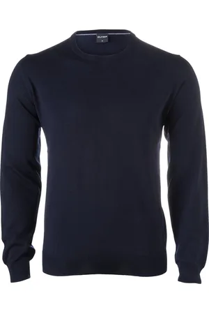 Olymp Trui O-Hals Wol Donkerblauw