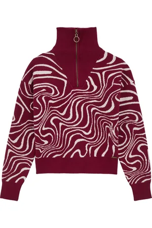 WE Fashion Meisjes gebreide trui met dessin