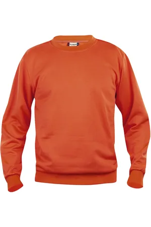 CLIQUE Basic roundneck dieporanje s