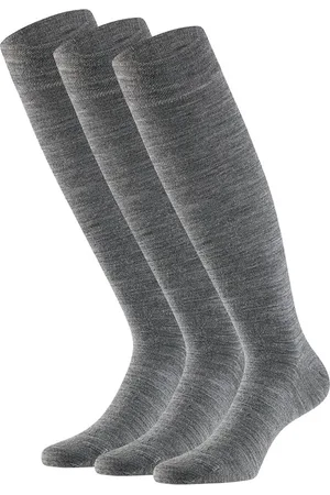 Apollo Wollen kniekousen - Unisex - 3-Pak -