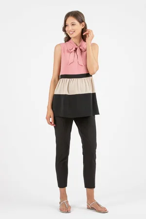 Attesa Zwangerschaps- en voedingsblouse Roberta maat XS