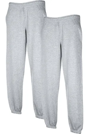 Fruit Of The Loom 2 sweatpants maat M elastieken boord gemêleerd