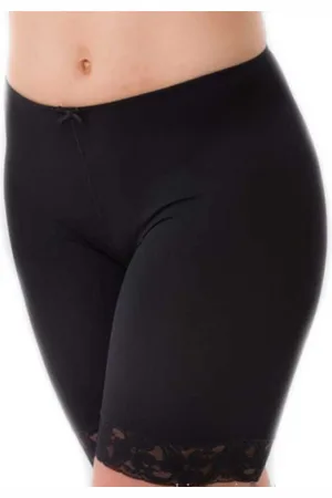 AVET Dames boxershort lange pijpjes kant 38490 - Kanten broekje voor onder een jurk - Microfiber ondergoed - L