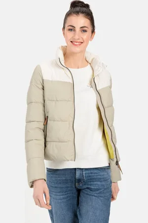 Camel Active Korte pufferjas made from recycled polyester
