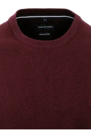 Casa Moda Trui Met Ronde Hals Organic Cotton 423980800-443 - M