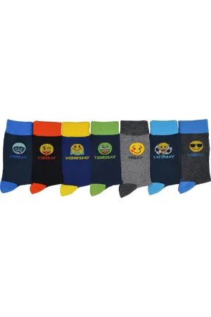 Emoji Sokken / Kousen Multipack Jongens Madness - maat 31/34 - Multipak katoenen sokken